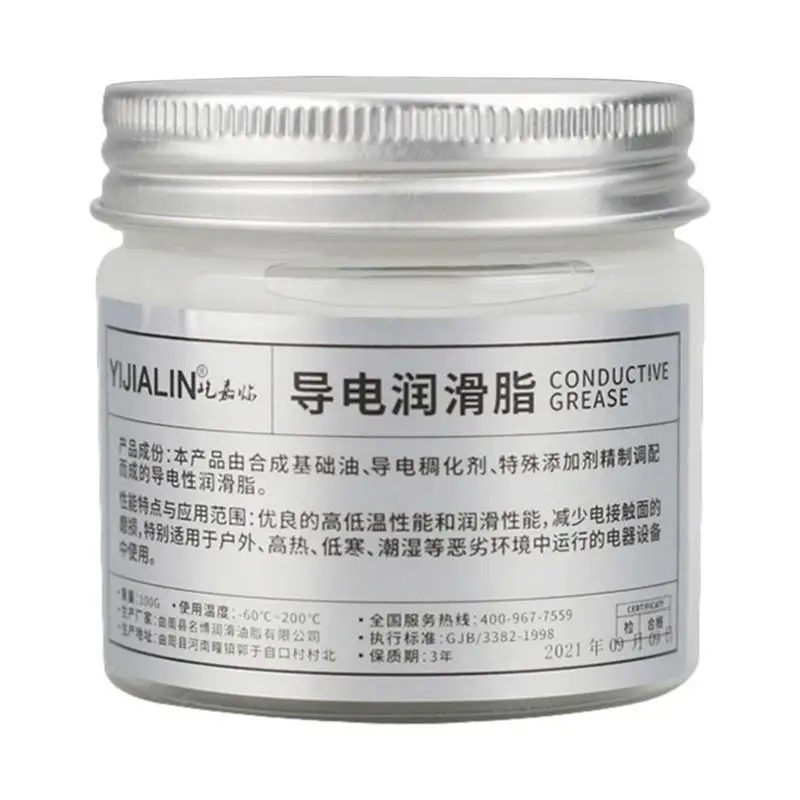 Power Tools Grease - 100 グラム電気接触グリース導電性ペースト電気コンパウンドグリース低抵抗値家庭用電化製品