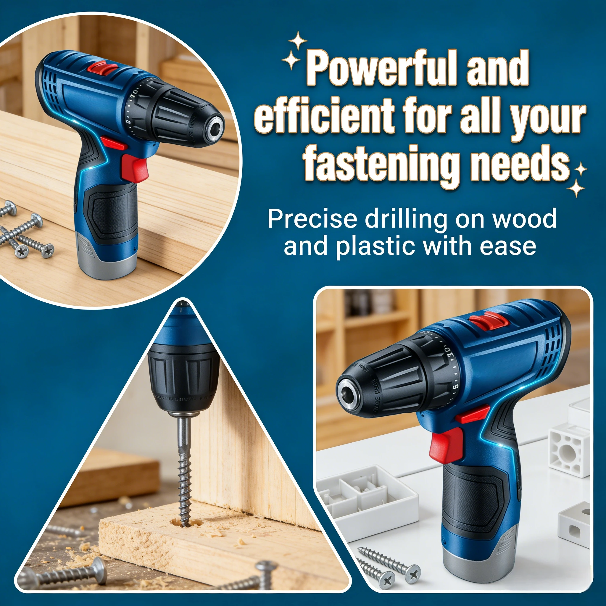 Power Tools For Home - ボッシュ電動ドリル GSR 120-LI 12V 充電式コードレス多機能家庭用 DIY