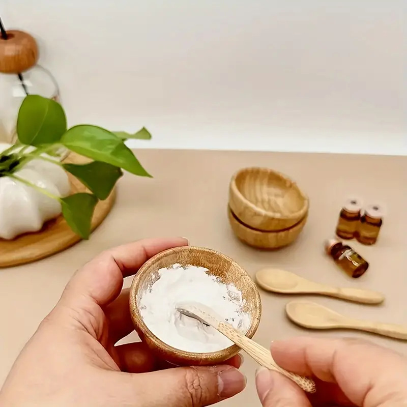 Power Tools Kit Set - 竹製フェイスマスクミキシングボウルセット、DIYスキンケア用フェイシャルツール、フェイスマスクミキシングツールキット（フェイスマスクボウル、スパチュラ、スプーン付き）