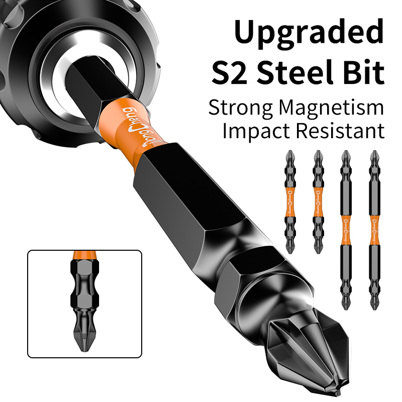 PH2フィリップスビット両端S2合金鋼磁気トルクゾーンインパ - Power Tools Zones のレビューと価格