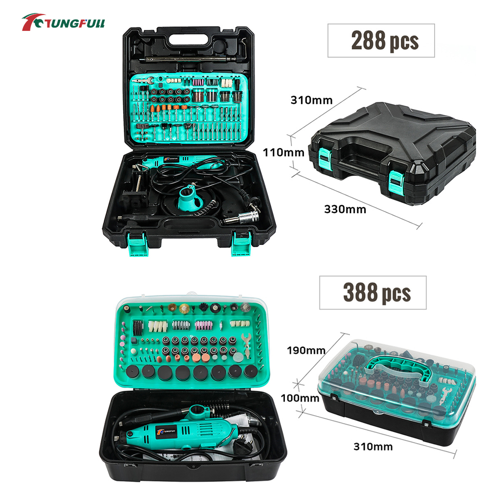 TUNGFULL ミニ電動グラインダーセット、可変速度ロータ - Power Tools Kit Set のレビューと価格