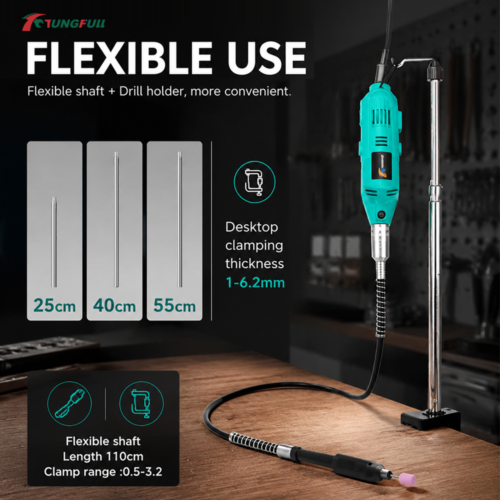 TUNGFULL ミニ電動グラインダーセット、可変速度ロータ - Power Tools Kit Set のレビューと価格
