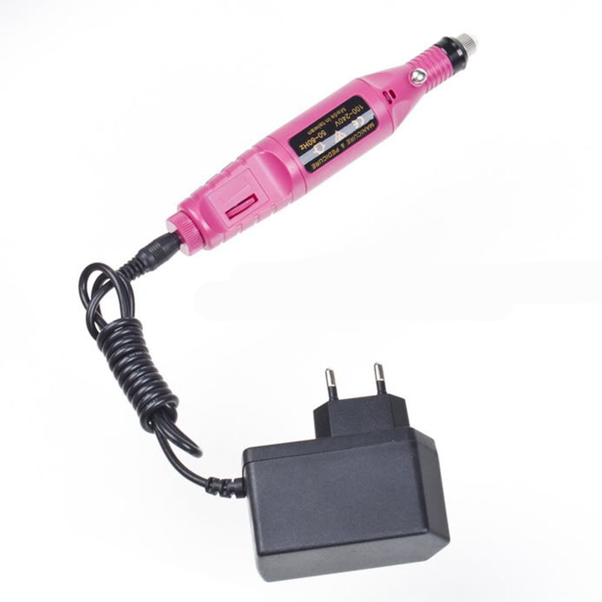長時間作業時間電気マニキュアマシンアダプタ電源ネイルドリルビ - Combo Power Tools のレビューと価格