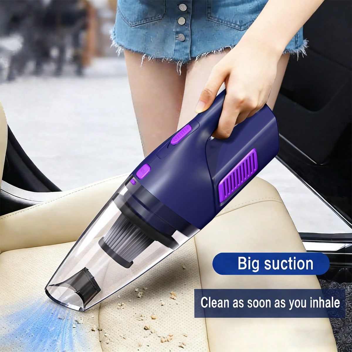 CascadeVac ハンドヘルド車用掃除機、強力な吸引力、 - Power Tools For Home のレビューと価格
