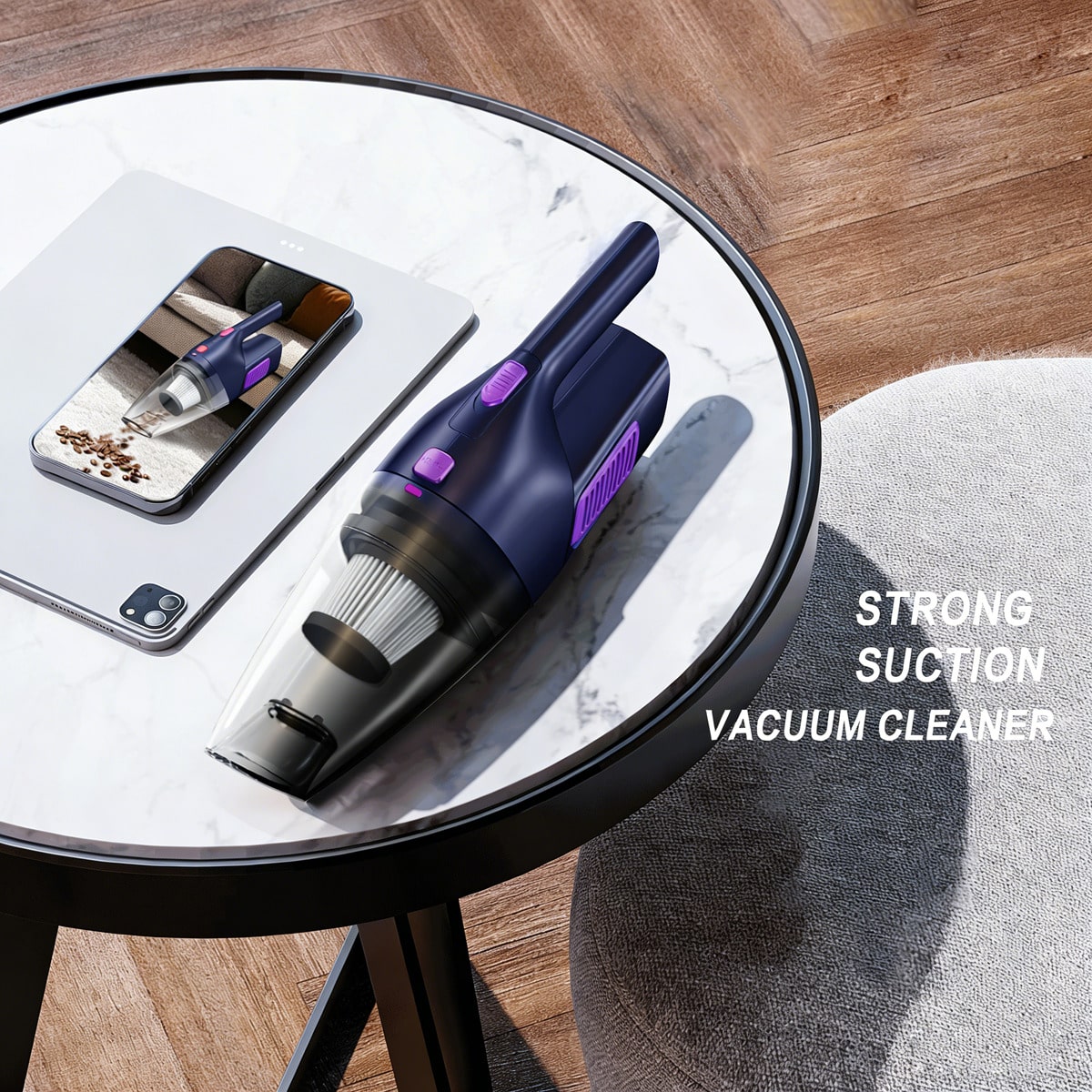 CascadeVac ハンドヘルド車用掃除機、強力な吸引力、 - Power Tools For Home のレビューと価格
