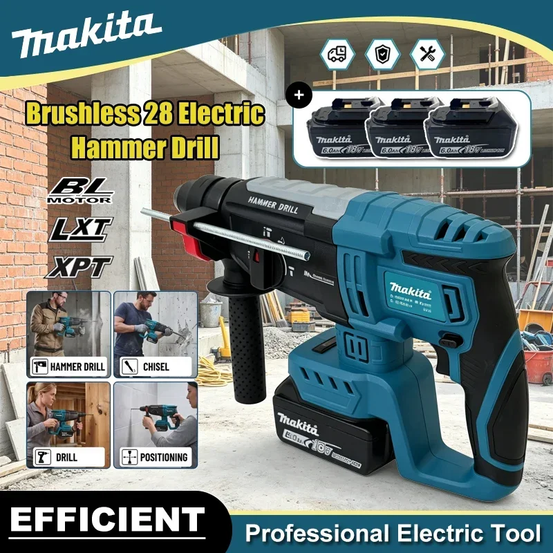 マキタブラシレス電動ハンマードリル 28 ミリメートル多機能 - Power Tools Jack Hammer のレビューと価格