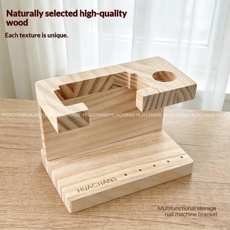 ポータブル木製ネイルドリルビットホルダー 1 個マニキュアツ - Power Tools For Home のレビューと価格