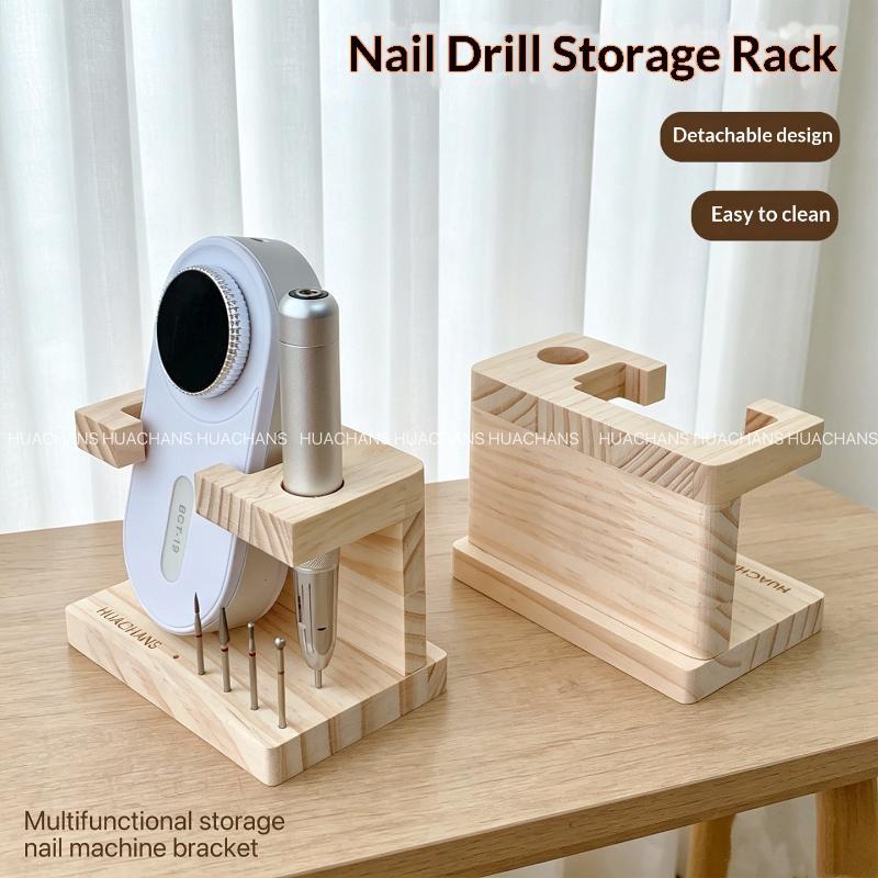 ポータブル木製ネイルドリルビットホルダー 1 個マニキュアツ - Power Tools For Home のレビューと価格