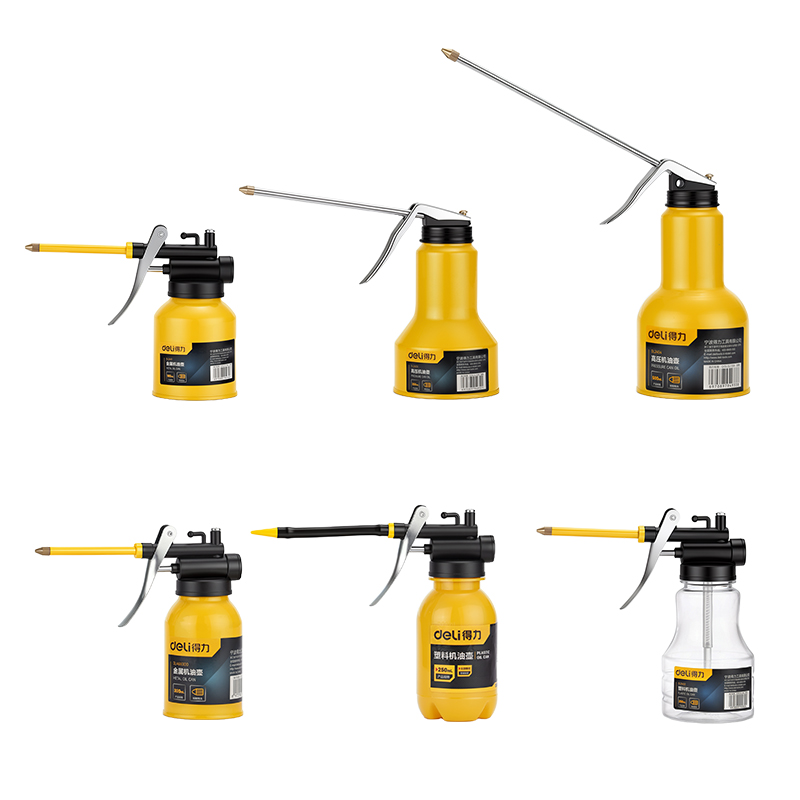 デリ高圧オイル缶手動潤滑剤ディスペンサー金属プラスチックロン - Power Tools Grease のレビューと価格