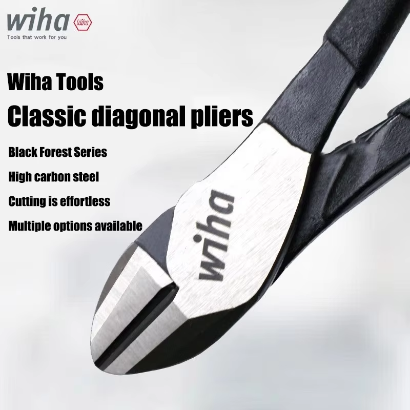 Wiha 45843 高耐久性斜めニッパー ブラックフォレス - Power Tools Germany のレビューと価格