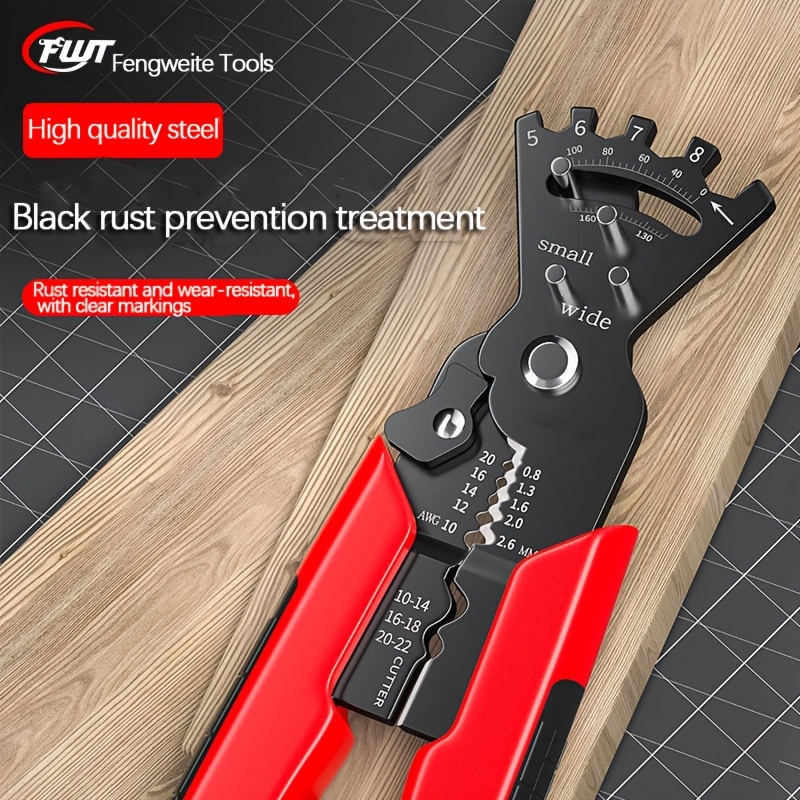プロ仕様のワイヤーベンダープライヤー - 赤いハンドル、電気 - Power Tools Germany のレビューと価格
