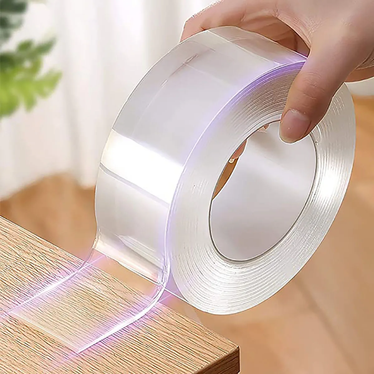 ナノテープ ダブル強力透明 再利用可能 防水 1m 2m 3 - Power Tools For Home のレビューと価格