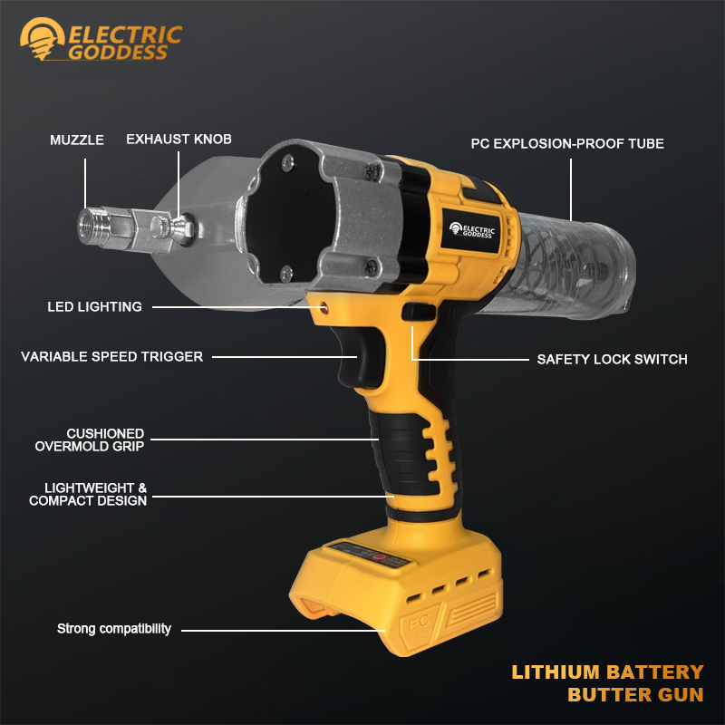 デウォルト用電動グリースガン,LEDオイルインジェクター,脂 - Power Tools Grease のレビューと価格
