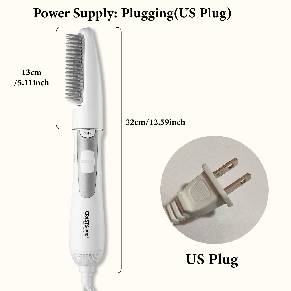 多機能式、カールヘアとストレートヘアに対応、電動式、冷風・温 - Combo Power Tools のレビューと価格