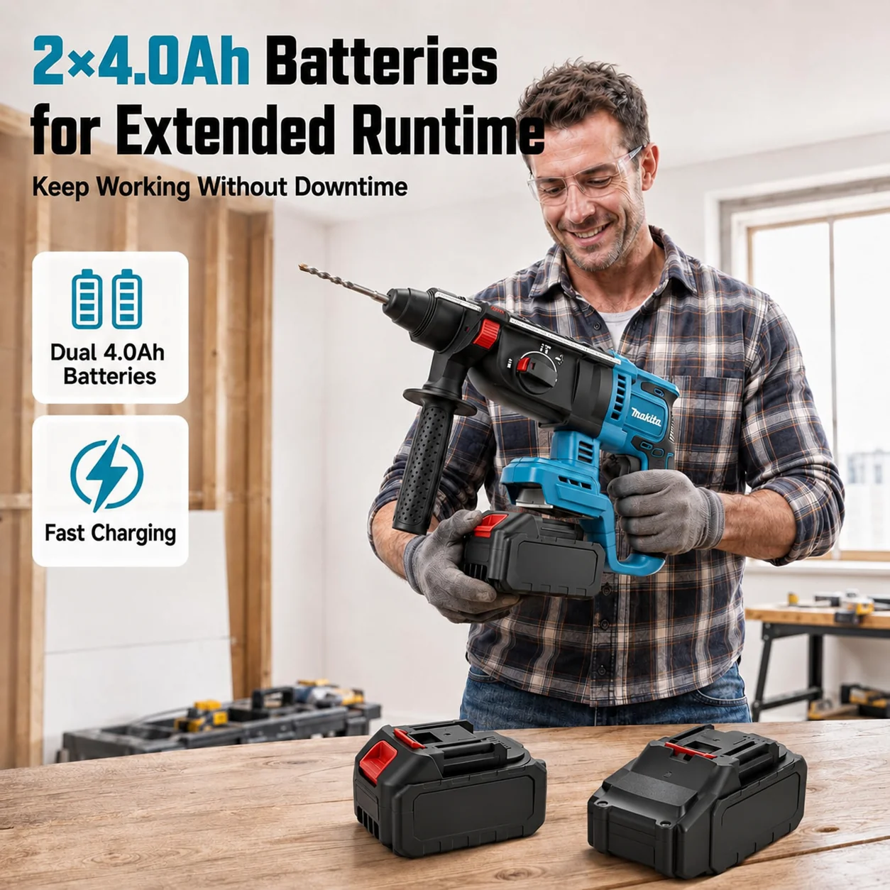マキタ DHR242 18V LXT ®   リチウムイオン - Power Tools Jack Hammer のレビューと価格