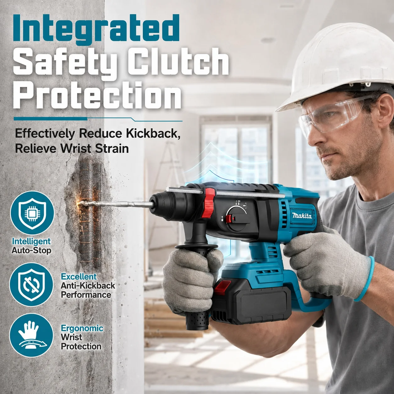 マキタ DHR242 18V LXT ®   リチウムイオン - Power Tools Jack Hammer のレビューと価格