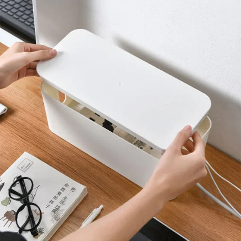 ケーブル収納ボックス デスクトップ電源タップ収納ボックス 防 - Power Tools For Home のレビューと価格