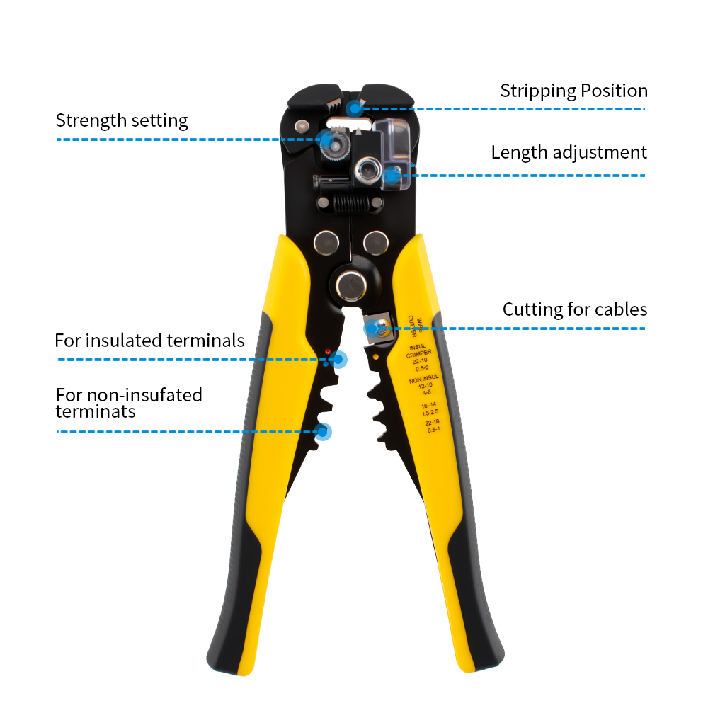 多機能ハンドツール電気技師用ワイヤープライヤー、ケーブルワイ - Power Tools Germany のレビューと価格
