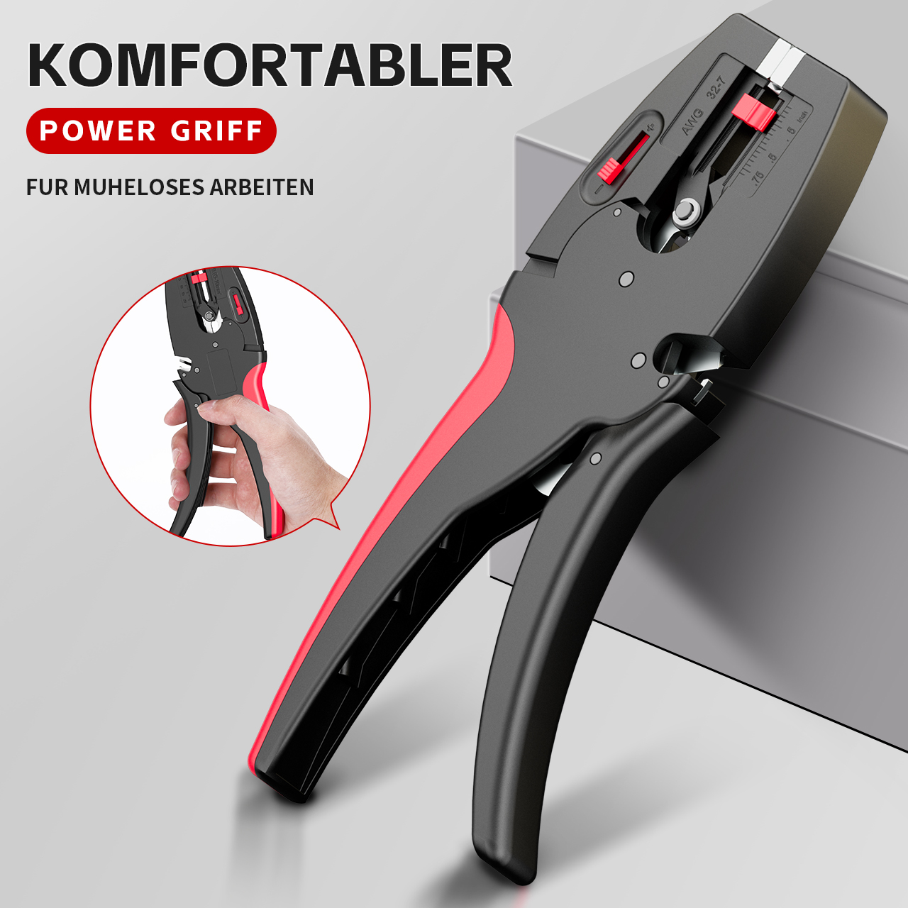 自動ワイヤーストリッパーとカッタープライヤー 2 in 1  - Power Tools Germany のレビューと価格