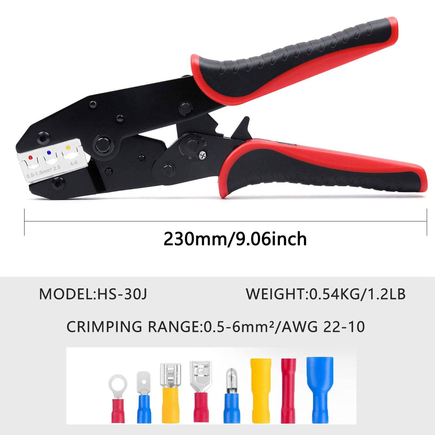 プレ絶縁端子圧着ペンチキット HS-30J クランプ絶縁電気 - Power Tools Germany のレビューと価格